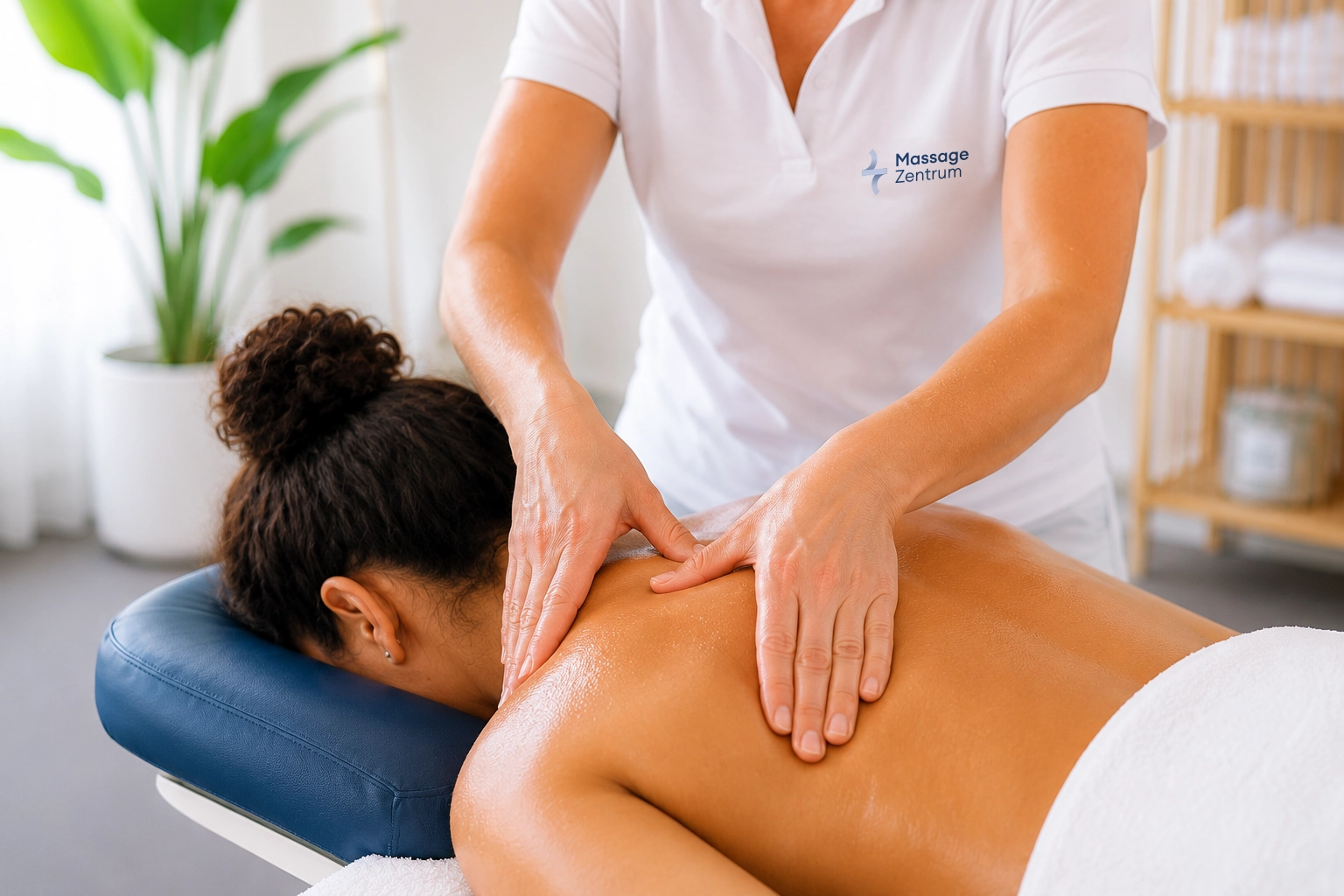 Fliessende Streichgriffe der klassischen Massage – Massage Zentrum Regensdorf